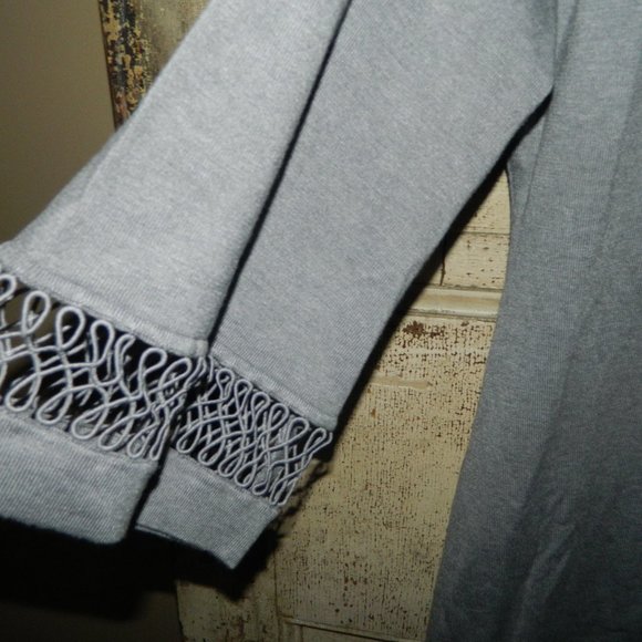 Calvin Klein Knit Sweater Dress Gray Size XL (AA-18) - Picture 2 of 5